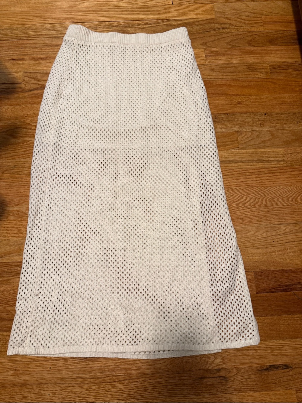 Universal Thread White Crochet Knit Skirt